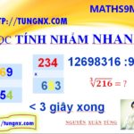 Học tính nhẩm nhanh - phương pháp học toán thông minh - Maths9m