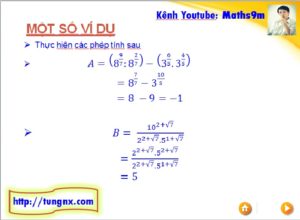 Dạng bài tập của hàm số lũy thừa - học toán 12 online - Tungnx - Maths9m