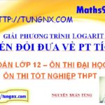 Giải phương trình logarit bằng cách đưa về phương trình tích - phương pháp biến đổi đưa về phương trình tích - học toán 12 online - Maths9m