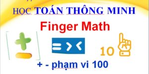 Cộng trừ phạm vi 100 với Finger Math - Dạy toán thông minh cho học sinh lớp 1 - Tungnx
