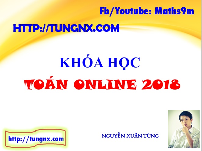 Khóa học toán online 2018 - lớp học toán online 2018 mới nhất