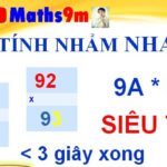 Học tính nhẩm nhanh - Nhân2 số dạng 9Ax9B với nhau cực nhanh - mẹo toán học thông minh của Maths9m